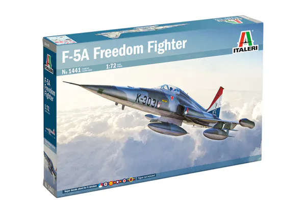 Hovedbilde Italeri - 1/72 F5-A Freedom Fighter - med norsk dekalsett