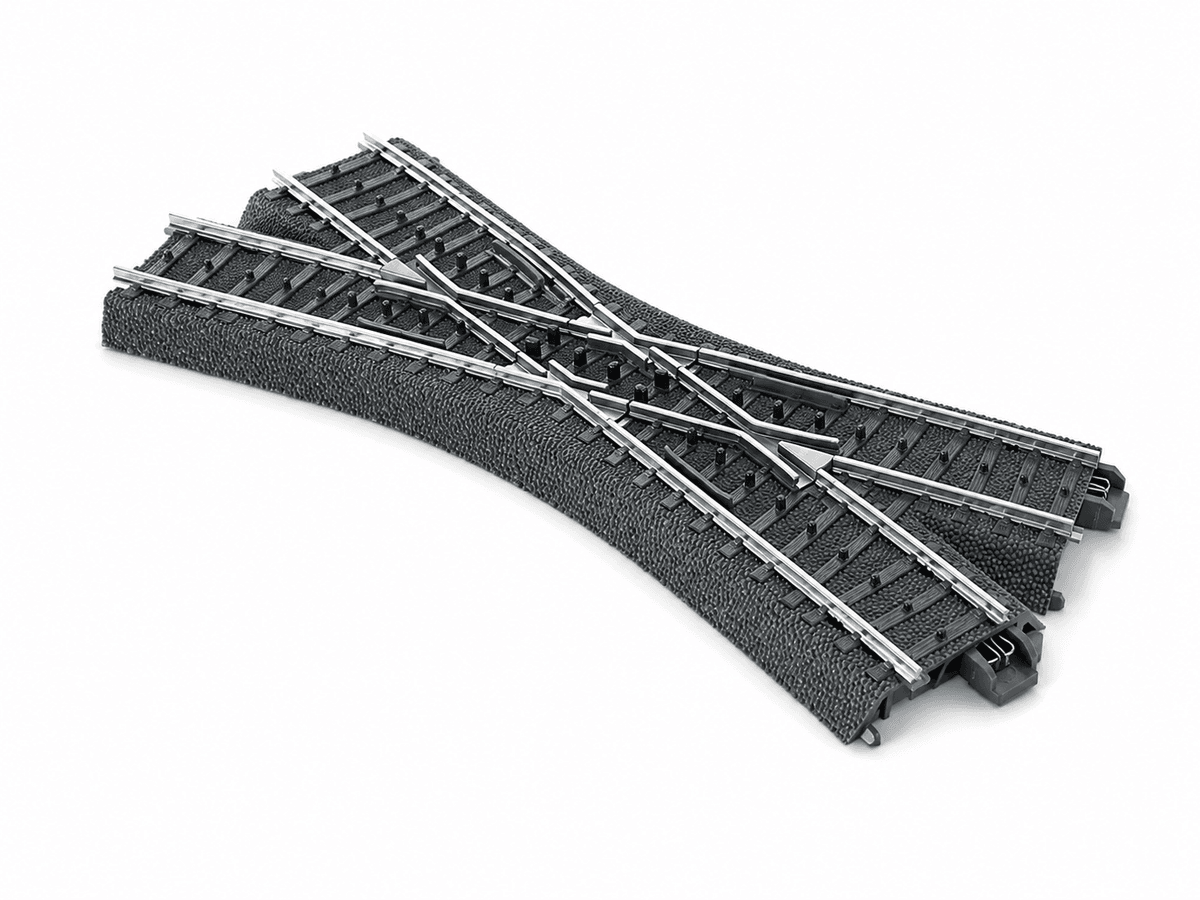 Bruktkroken - Märklin 24640, kryss, 24.3°