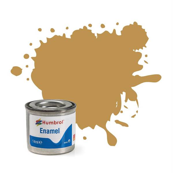 Bilde av Humbrol nr 93 Desert Yellow, matt