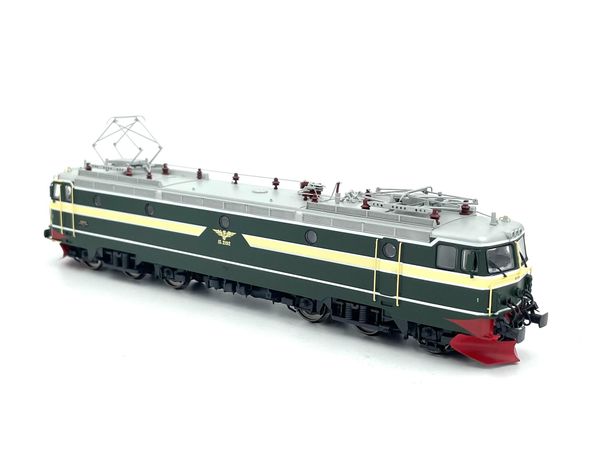 Hovedbilde NMJ Topline - NSB El15.2192 grønn, gammeldesign logo, 2 ventilatorrekker, Røde ploger