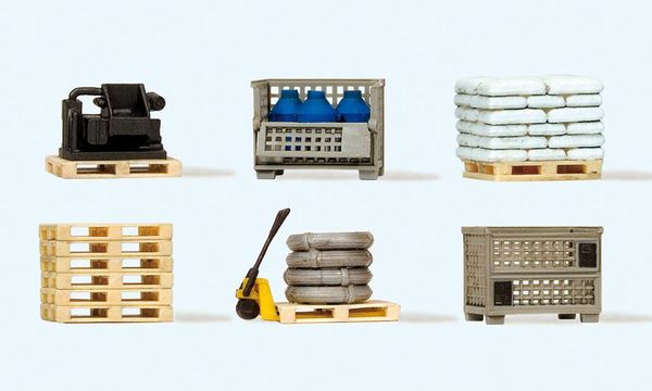 Hovedbilde Preiser - Jekketralle, paller og div. last