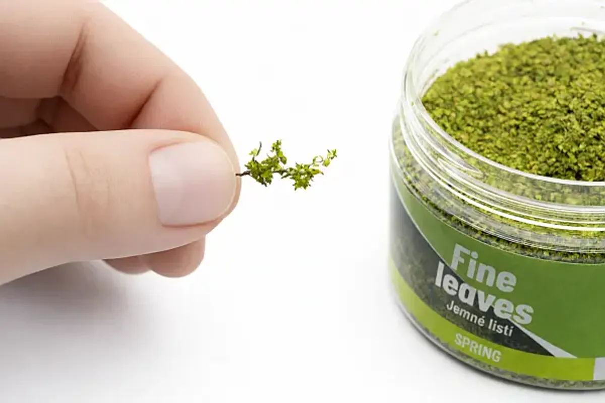 Model Scene - Fine leaves, medium grønn