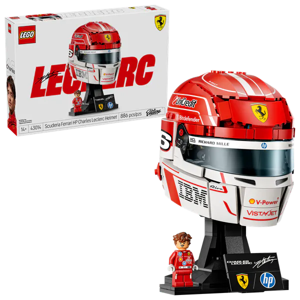 Hovedbilde LEGO Editions 43014 - Scuderia Ferrari HP Charles Leclerc hjelm