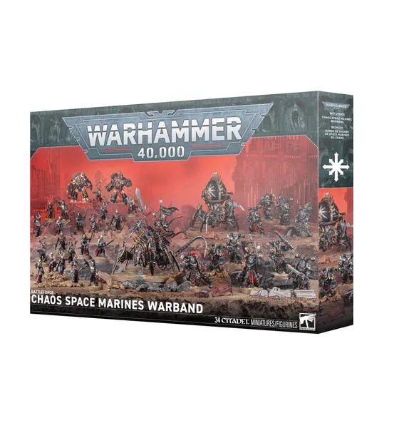 Hovedbilde Warhammer 40K Battleforce, Chaos Space Marines Warband