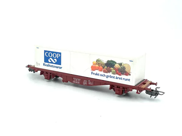 Hovedbilde Bruktkroken - Märklin 4673 containvervogn (1985)