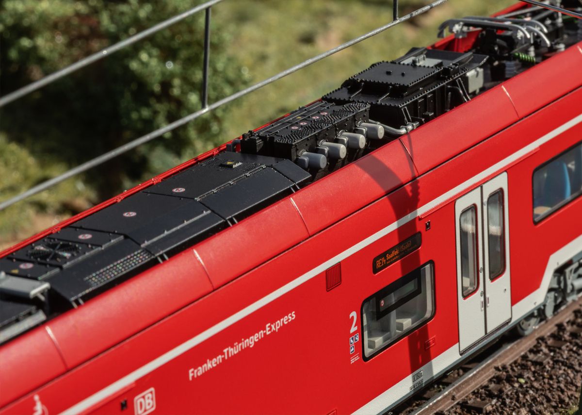 Märklin - DB Siemens Desiro HC elektrisk motorvognsett, digital med lyd og pantograf