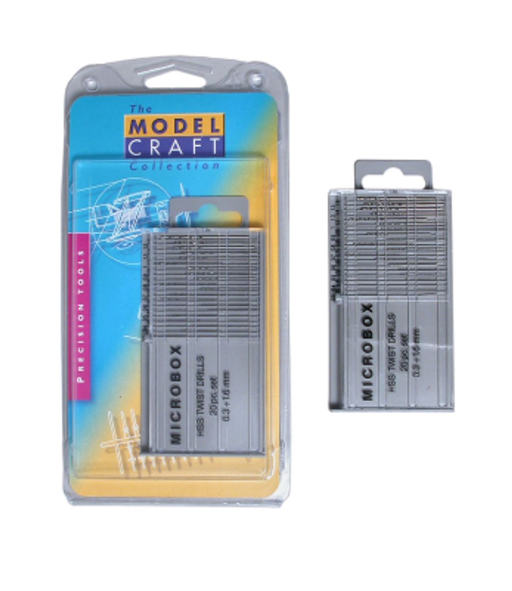 Sett med bor, 0.3 - 1.6mm