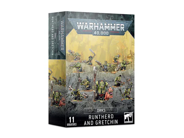 Hovedbilde Warhammer 40K, Orks, Runtherd and Gretchin