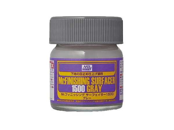 Hovedbilde Mr. Hobby - Mr. Finishing Surfacer 1500 Gray, 40ml