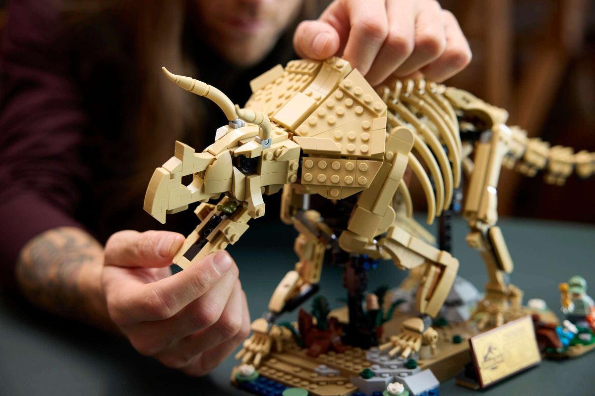 LEGO 77985 - Jurassic World™, Dinosaurfossiler: Triceratops