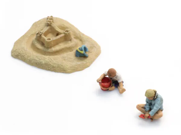 Hovedbilde Artitec - Figursett, barn med sandslott