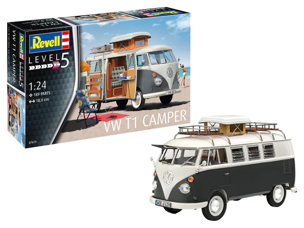 Hovedbilde Revell - 1/24 VW T1 camper