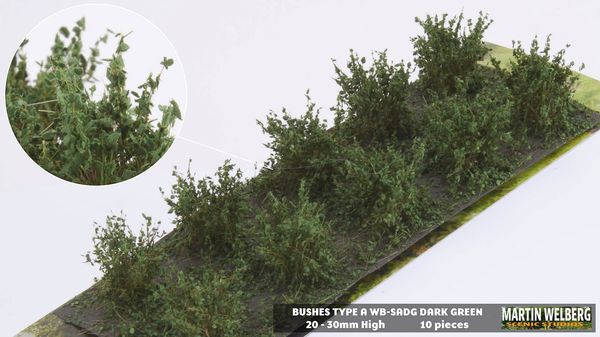 Hovedbilde Martin Welberg - Busker type A, Dark Green