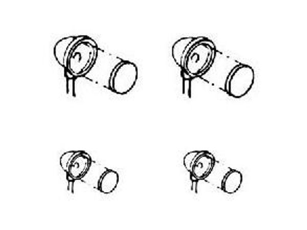 Hovedbilde Weinert - Lyktesett med glass for lastebil