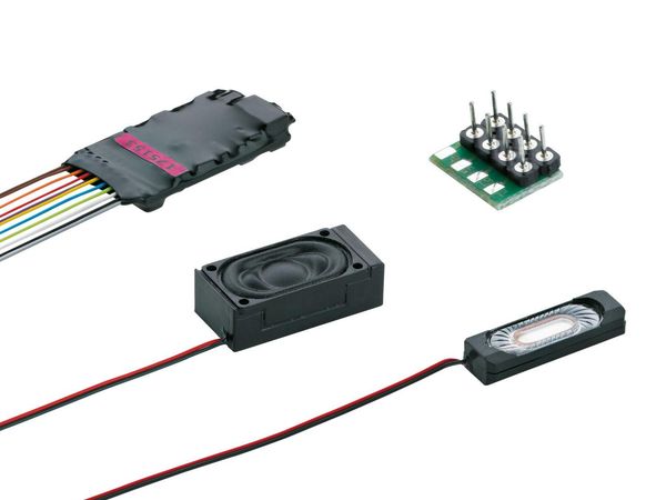 Hovedbilde Märklin - mSD/3 lyddekoder damplok, ledning, 8-pins plugg