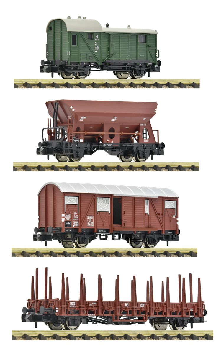 Fleischmann N-skala - DB godsvognsett