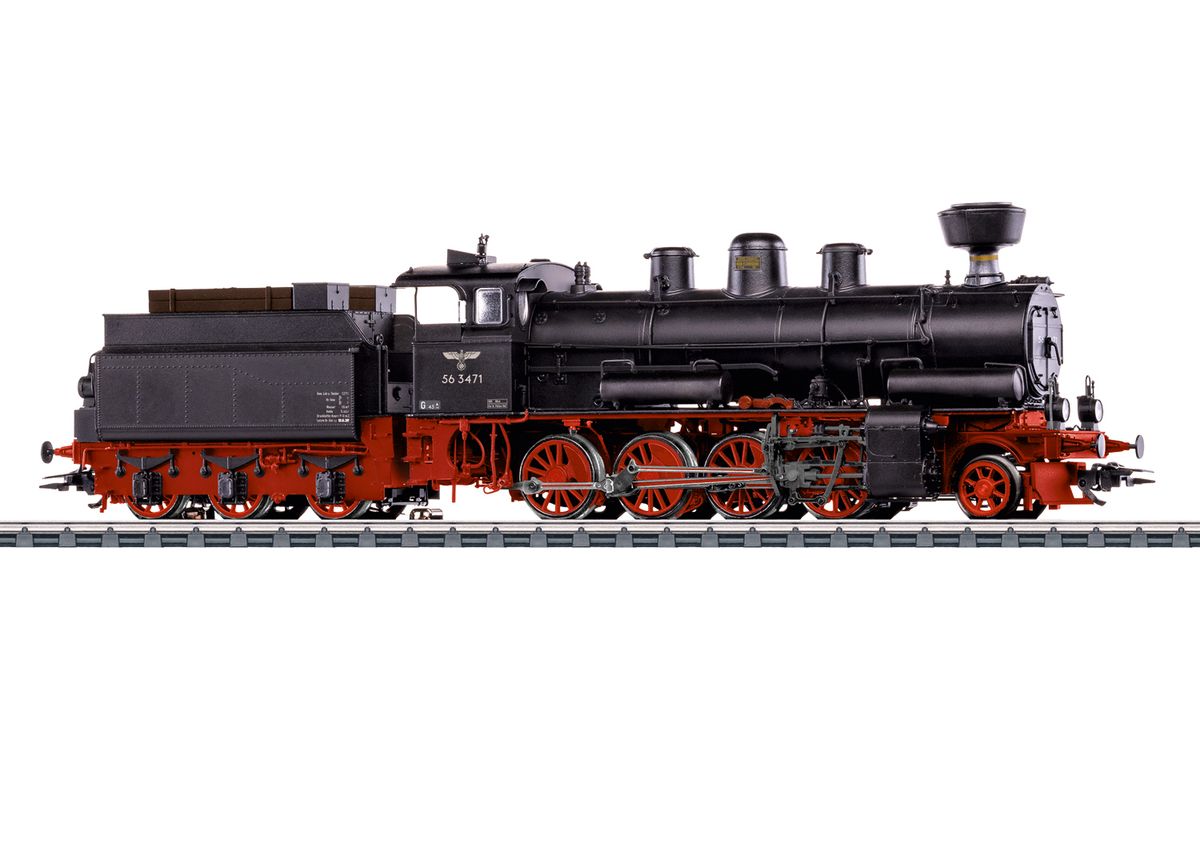 Märklin - BR 56.34-35 damplok, digital med lyd og røyk