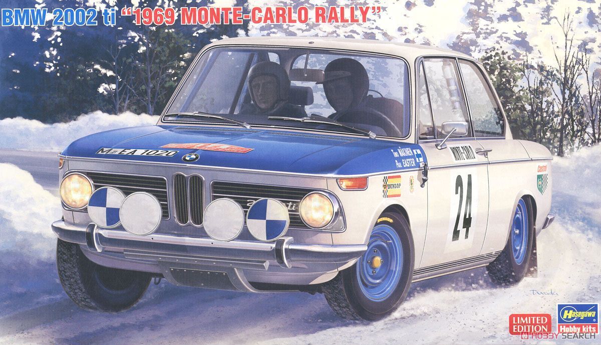 Hasegawa - 1/24 BMW 2002ti Monte Carlo 1969