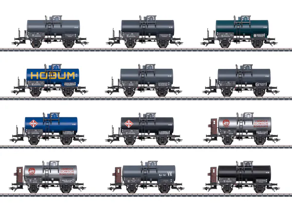 Hovedbilde Märklin - Tankvognsett, 12 stk