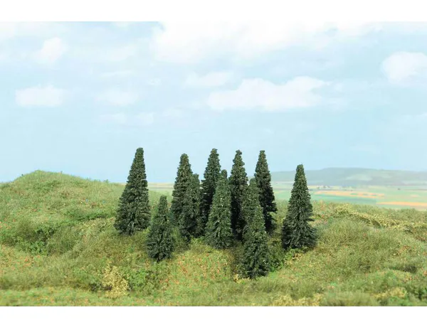 Hovedbilde Heki - Grantrær med flock, 100st. 5-7cm
