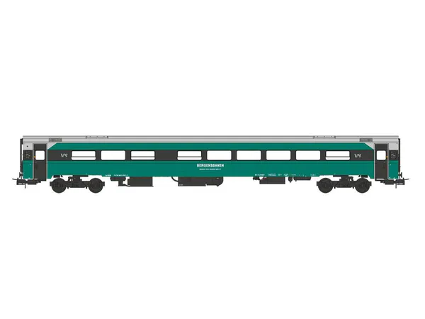 Hovedbilde NMJ Topline+ Vy B7-4 27007 2.klasse personvogn, med lys