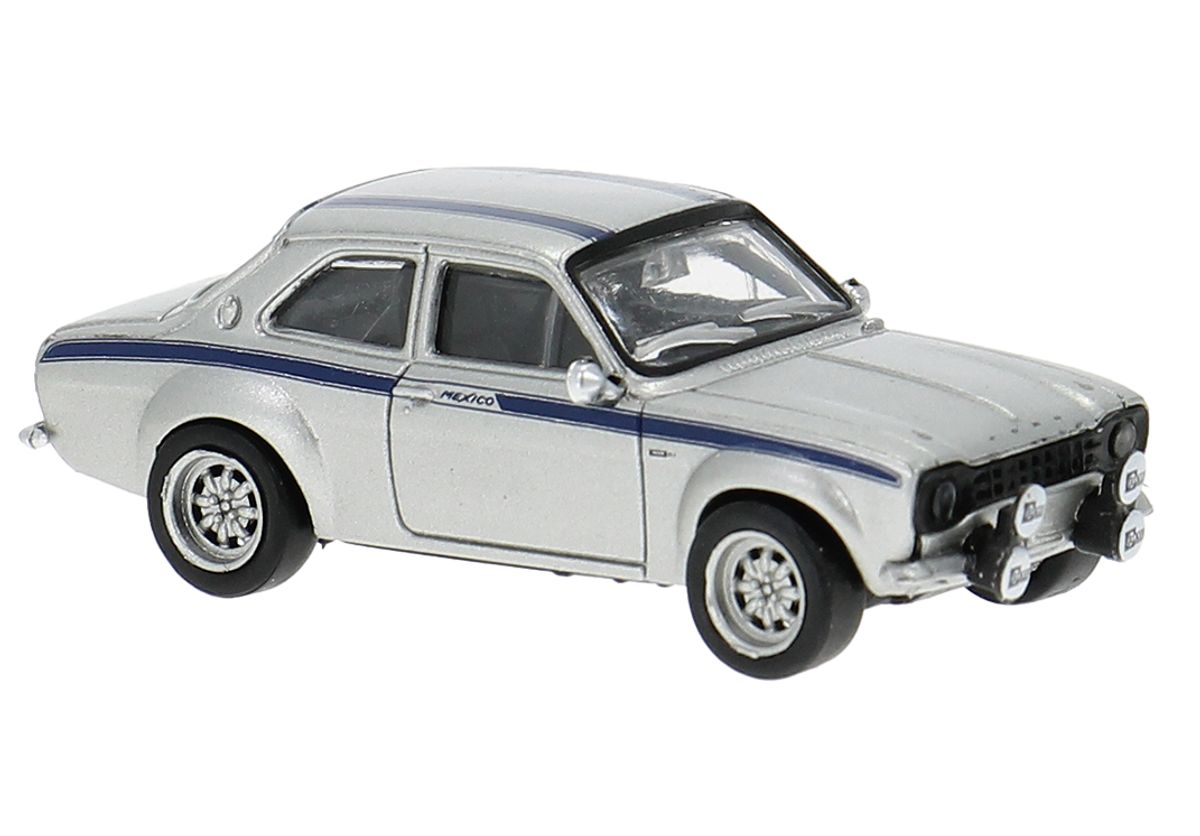 Brekina - Ford Escort RS 1800 Mk1, Mexico, sølv