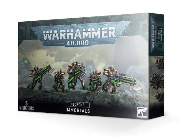 Hovedbilde Warhammer 40K, Necrons, Immortals