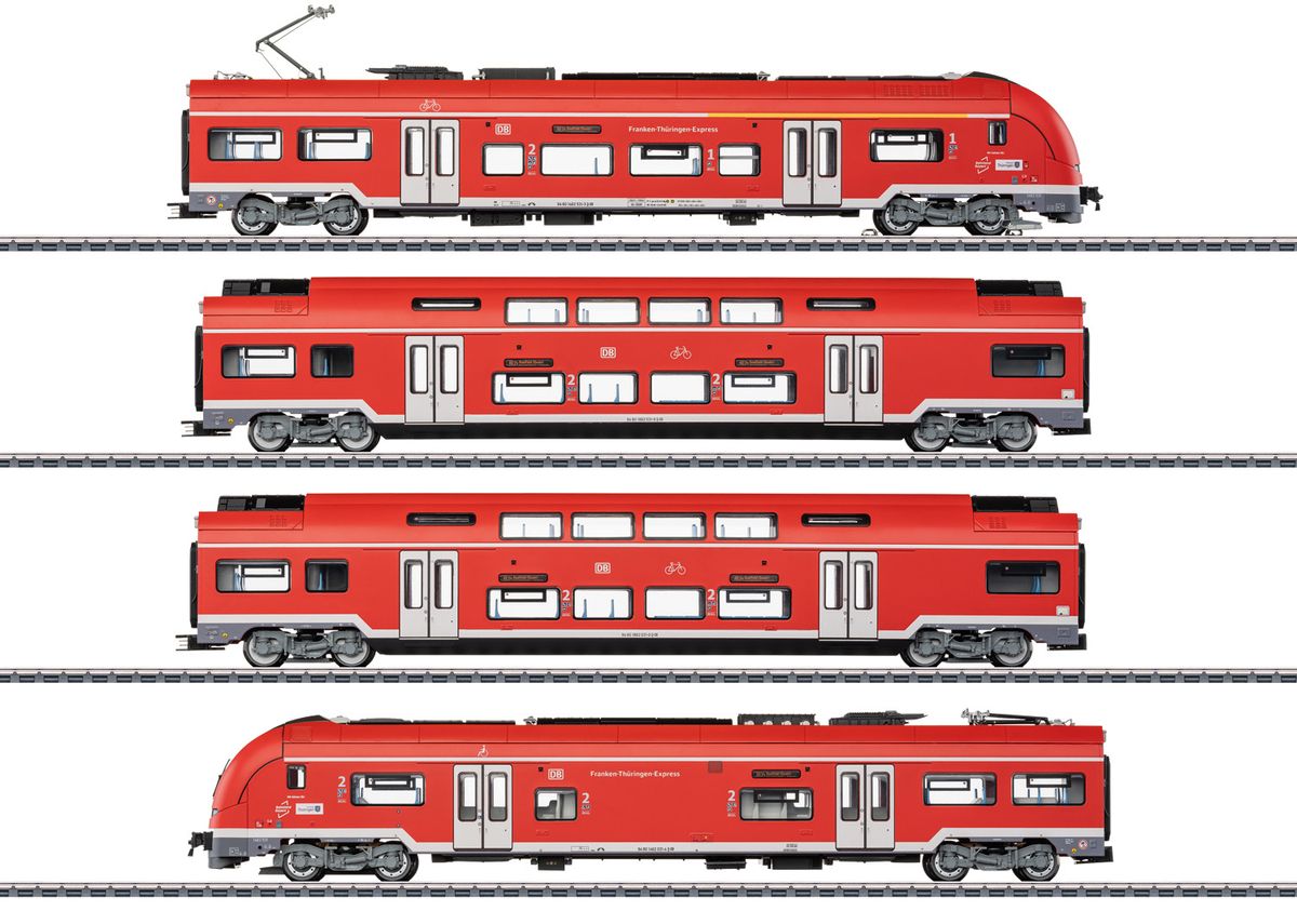 Märklin - DB Siemens Desiro HC elektrisk motorvognsett, digital med lyd og pantograf
