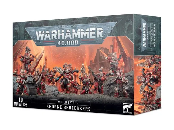 Hovedbilde Warhammer 40K, World Eaters, Khorne Berserkers